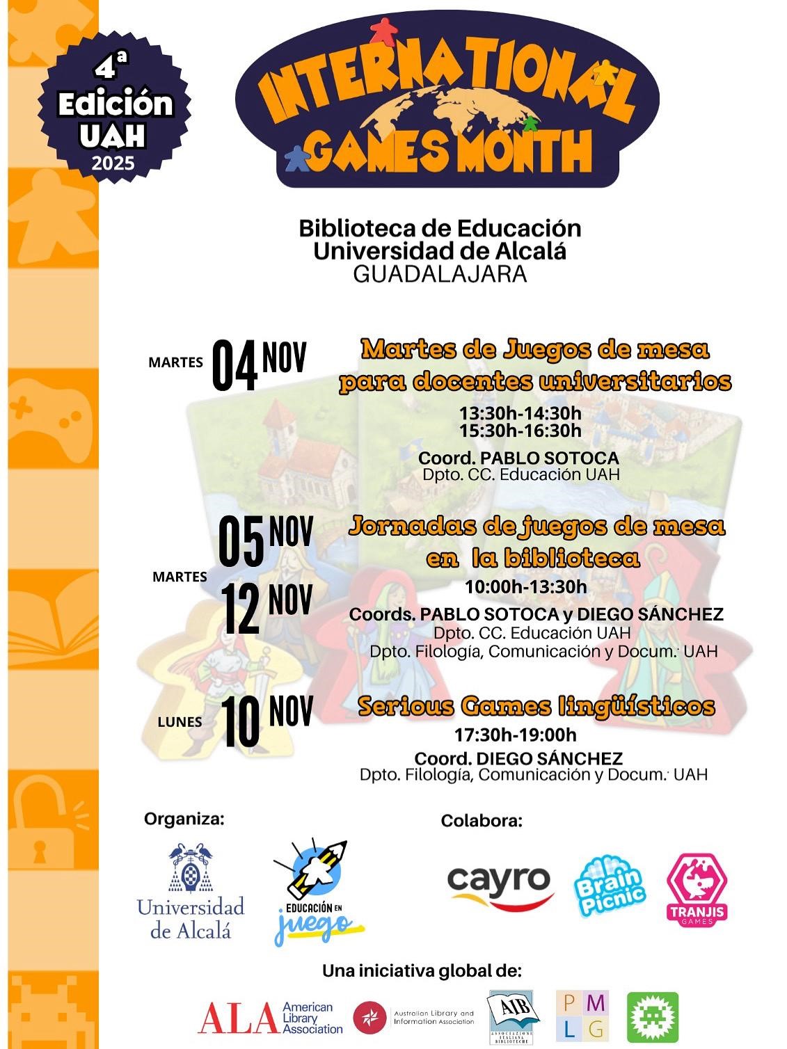 MES INTERNACIONAL DEL JUEGO  EN LAS BIBLIOTECAS