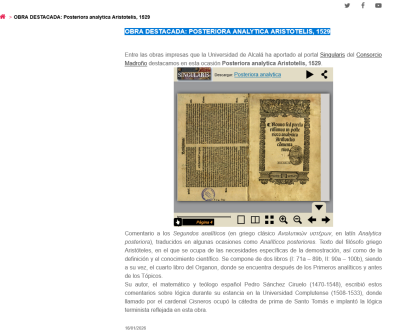 Posteriora analytica Aristotelis 1529 ¿